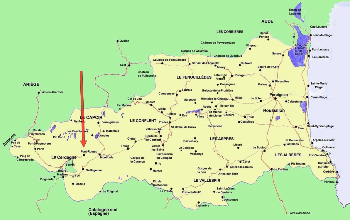 Carte Pyrénées Atlantiques